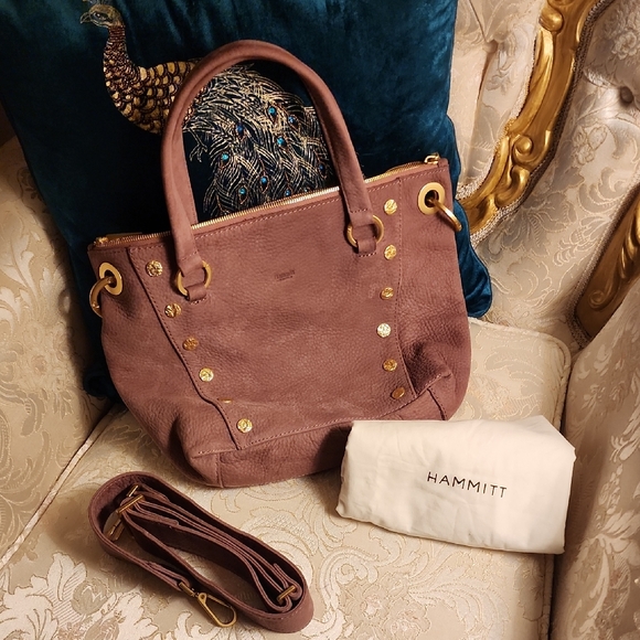 Hammitt Handbags - Hammitt Daniel Medium Mauve Rose Pink Gold Accents Euc 2020